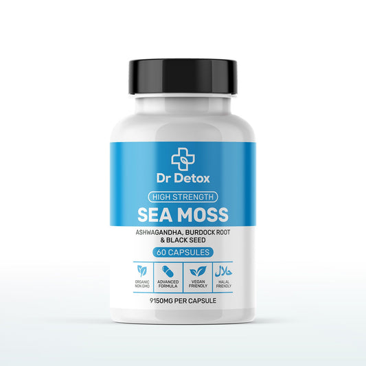 Sea Moss Ashwaganda, Burdock Root & Black Seed