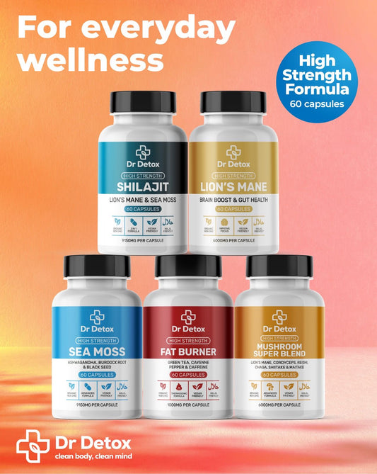 Shilajit, Sea Moss, Lion's Mane Capsule